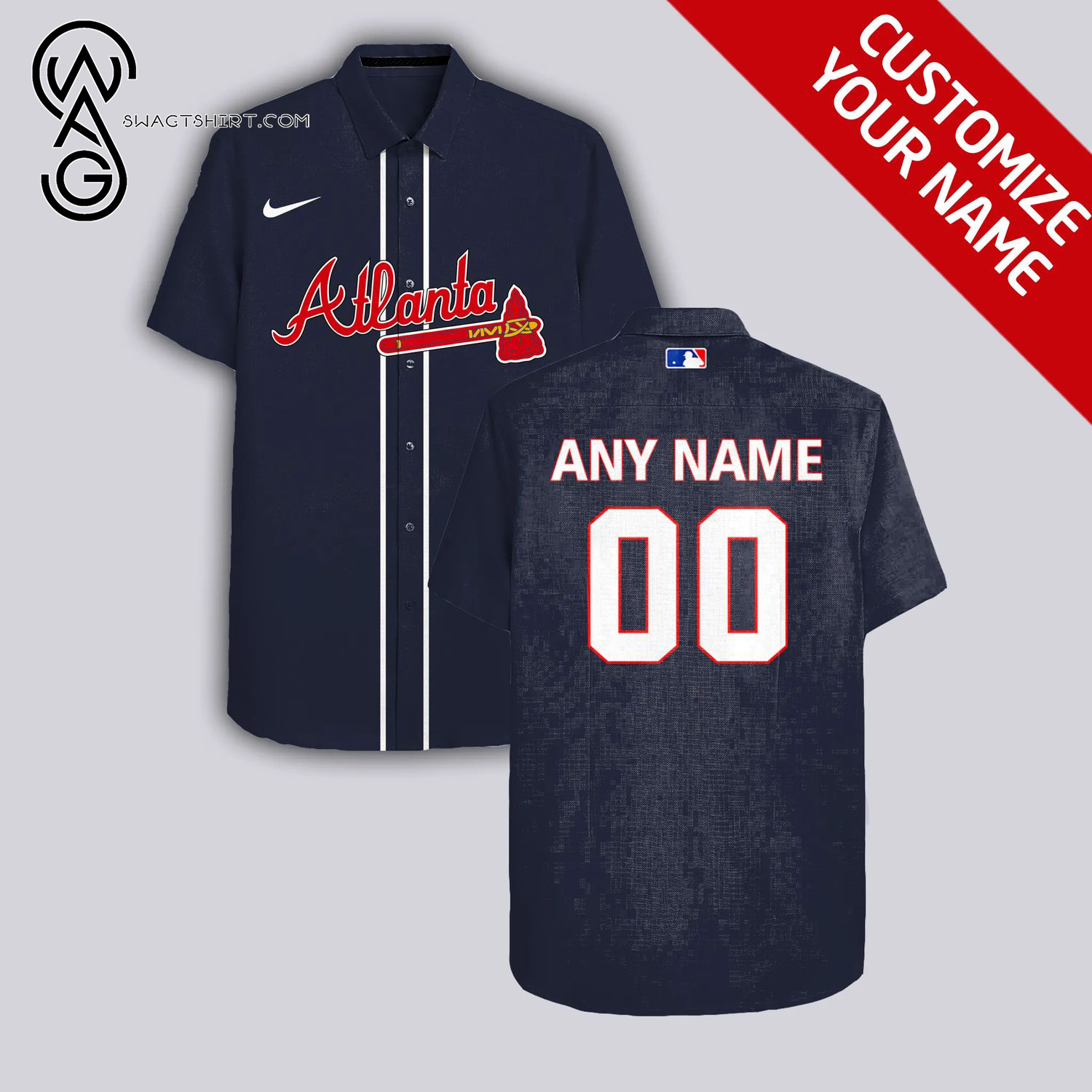 [Top Trending] Atlanta Braves Full Printing Personalized Hawaiian Shirt